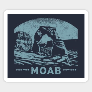 Retro Moab Utah Fan Art Sticker